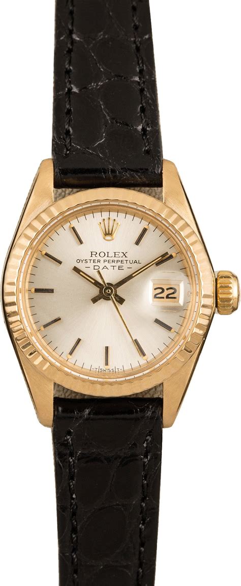 rolex leather strap for women